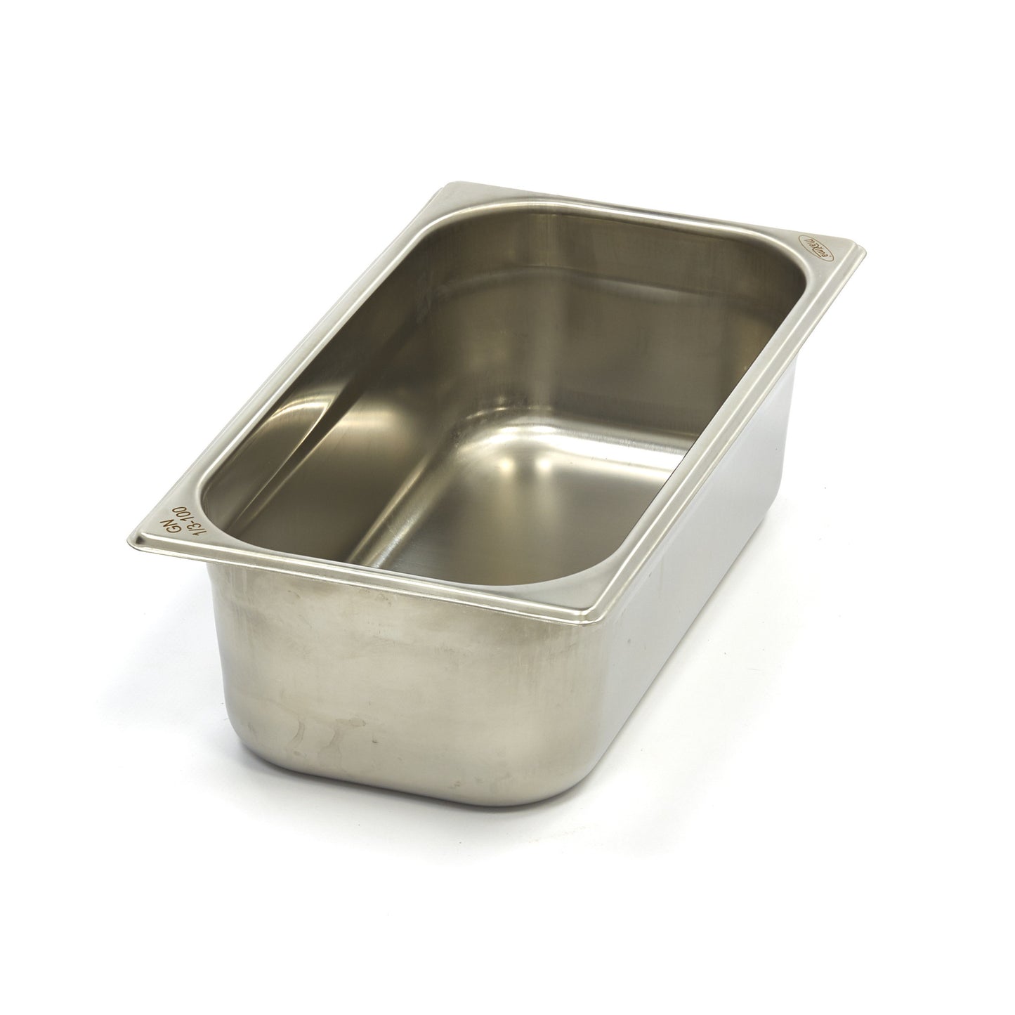 Bac gastronorm - 1/3 GN - profondeur 10 cm - acier inoxydable