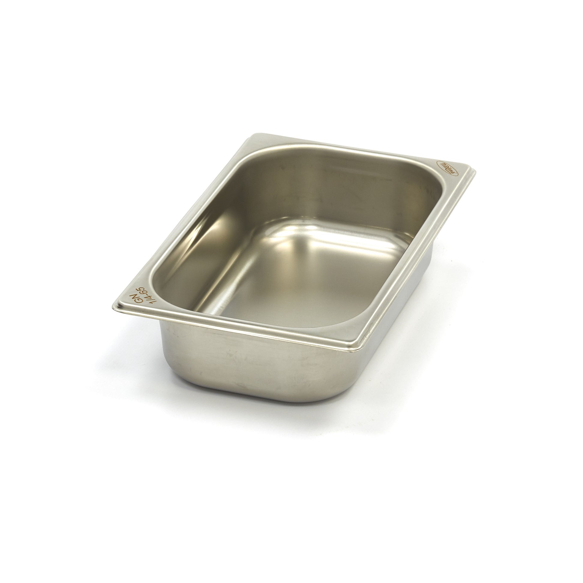Bac gastronorm - 1/4 GN - profondeur 6,5 cm - arec inoxydable