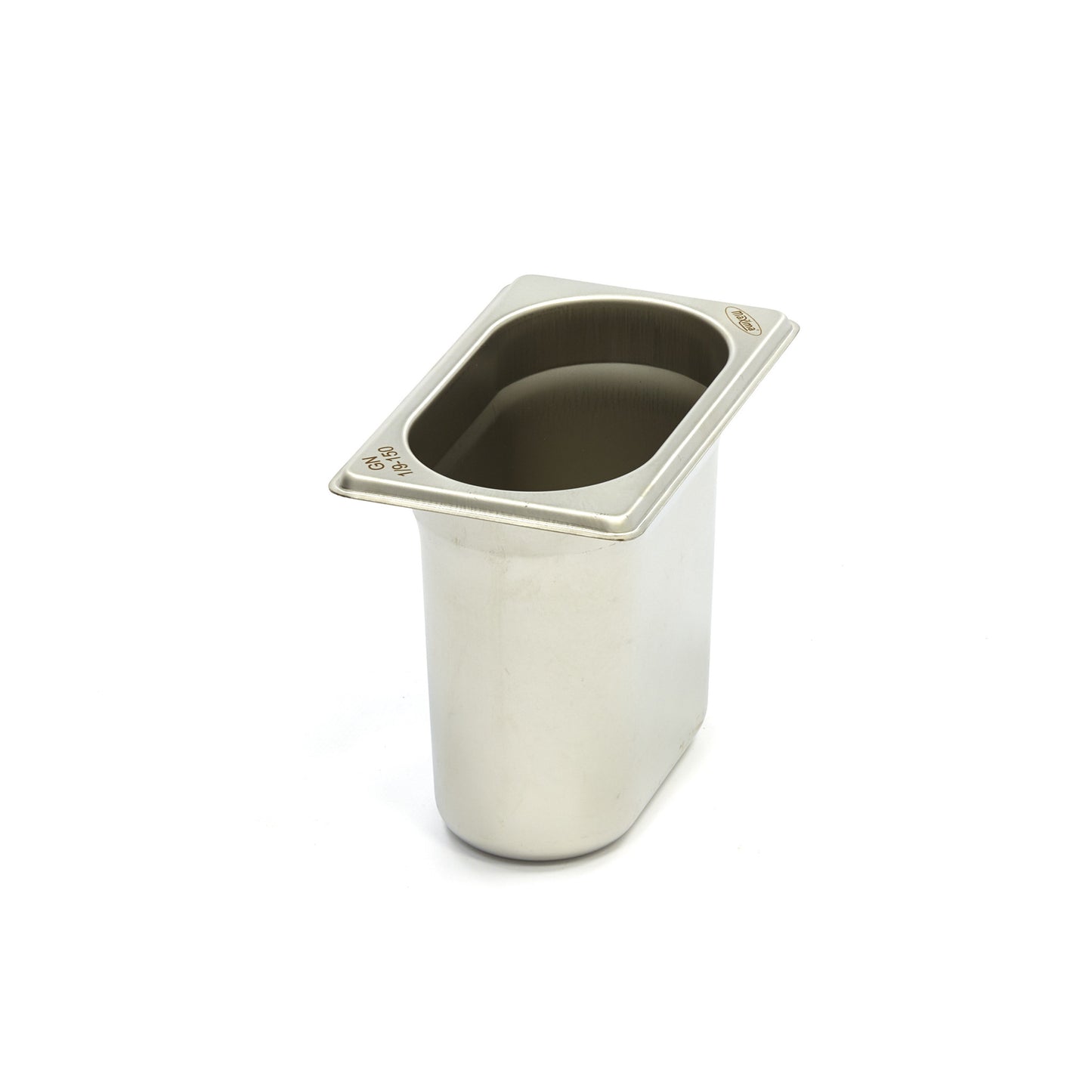 Bac gastronorm - 1/9 GN - profondeur 15 cm - acier inoxydable