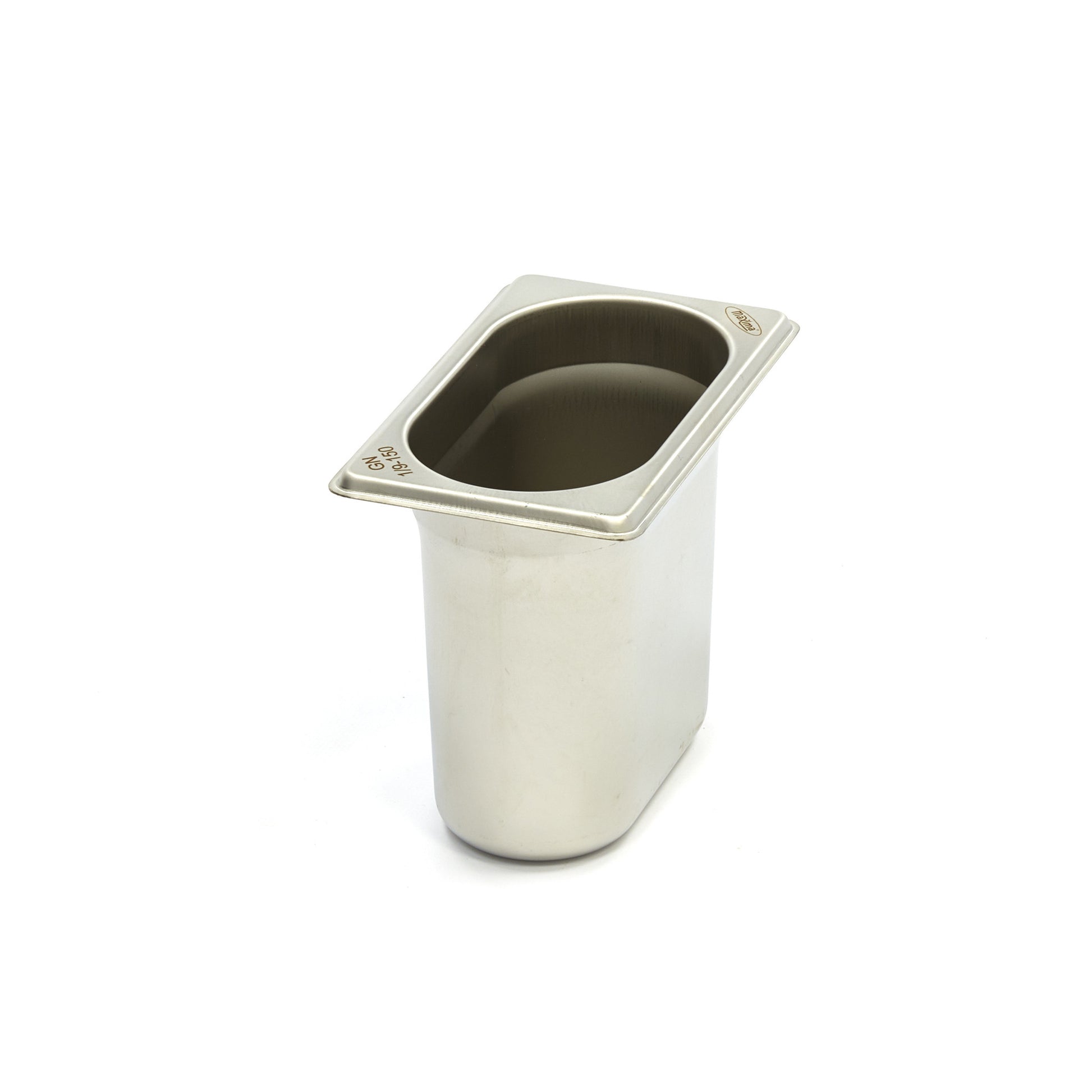 Bac gastronorm - 1/9 GN - profondeur 15 cm - acier inoxydable