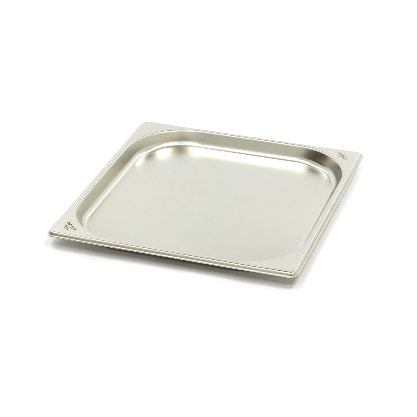 Bac gastronorm - 2/3 GN - profondeur 2 cm - acier inoxydable