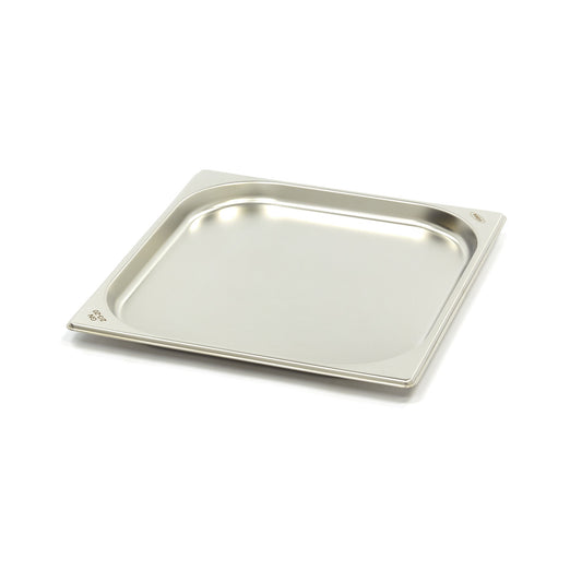 Bac gastronorm - 2/3 GN - profondeur 2 cm - acier inoxydable