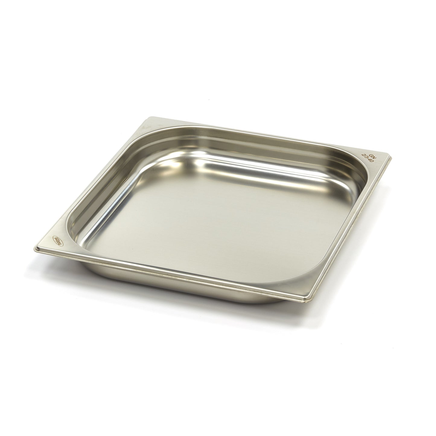 Bac gastronorm - 2/3 GN - profondeur 4 cm - acier inoxydable
