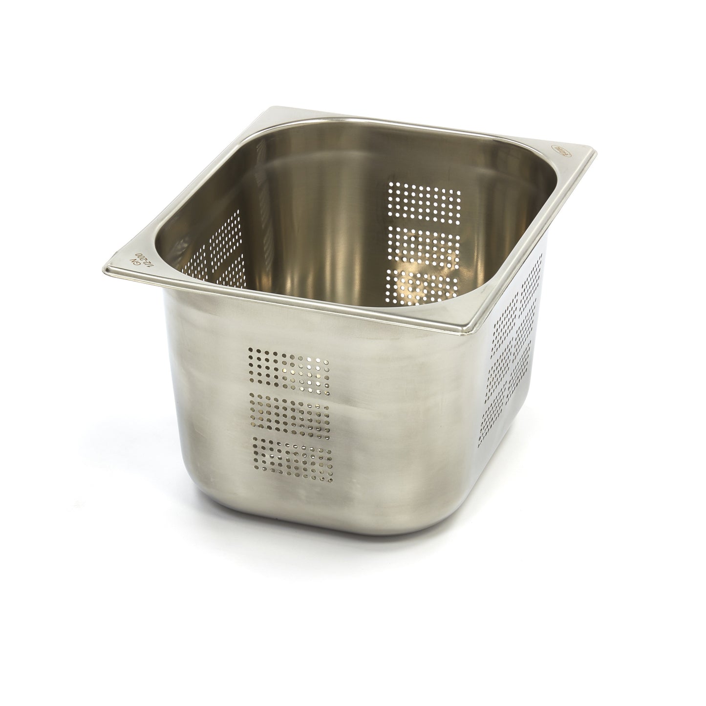 Bac gastronorm - 1/2 GN - profondeur 20 cm - acier inoxydable - perforé