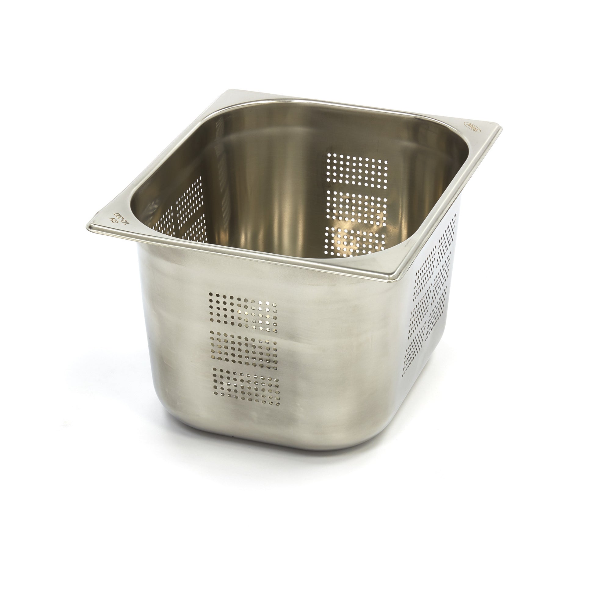 Bac gastronorm - 1/2 GN - profondeur 20 cm - acier inoxydable - perforé