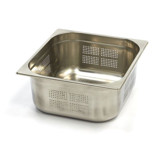 Bac gastronorm - 2/3 GN - profondeur 15 cm - acier inoxydable - perforé