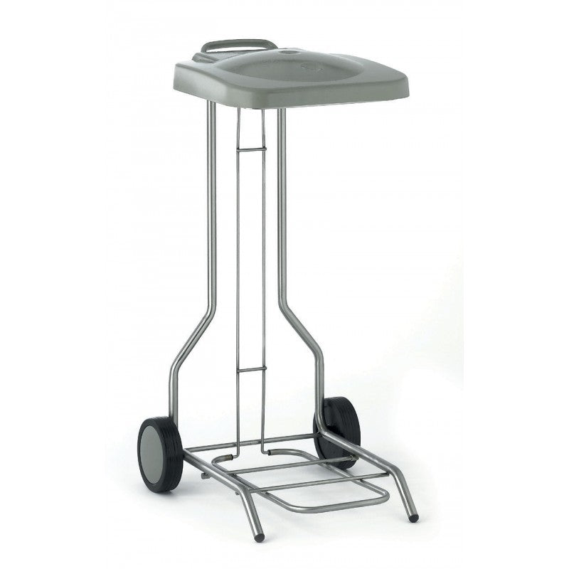 Support en inox pour sacs poubelles 100/130 L - Nosem