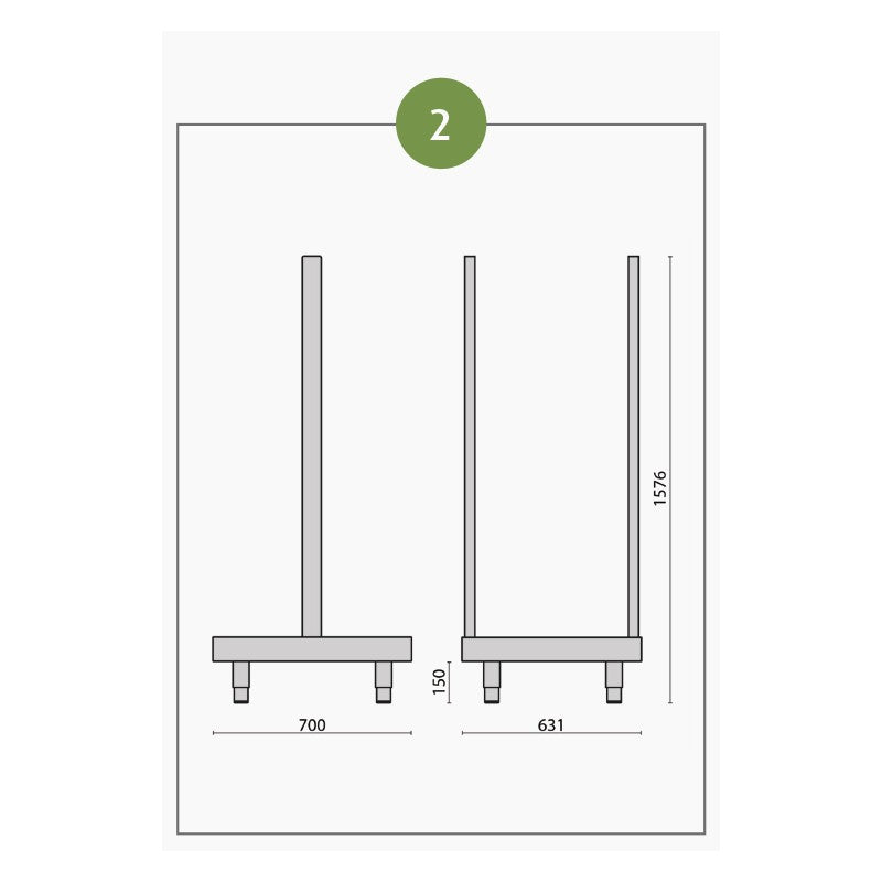 Support plateaux et support de distribution - SELF-SERVICE 750 - Nosem