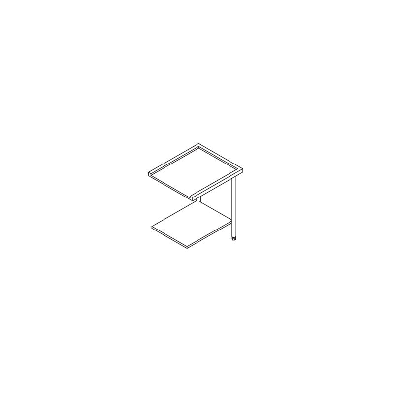 Table entrée/sortie pour machines à paniers 500 x 500 ou 600 x 500 - 80202 - Furnotel