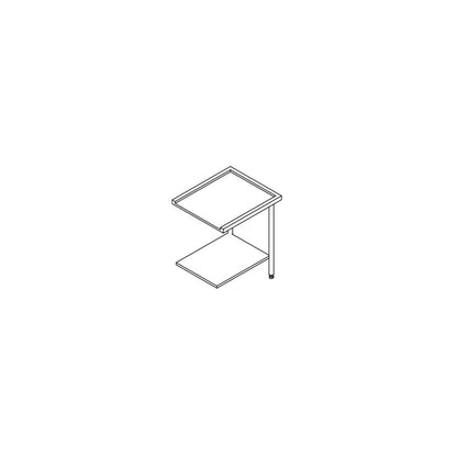 Table entrée/sortie pour machines à paniers 500 x 500 ou 600 x 500 - 80202 - Furnotel