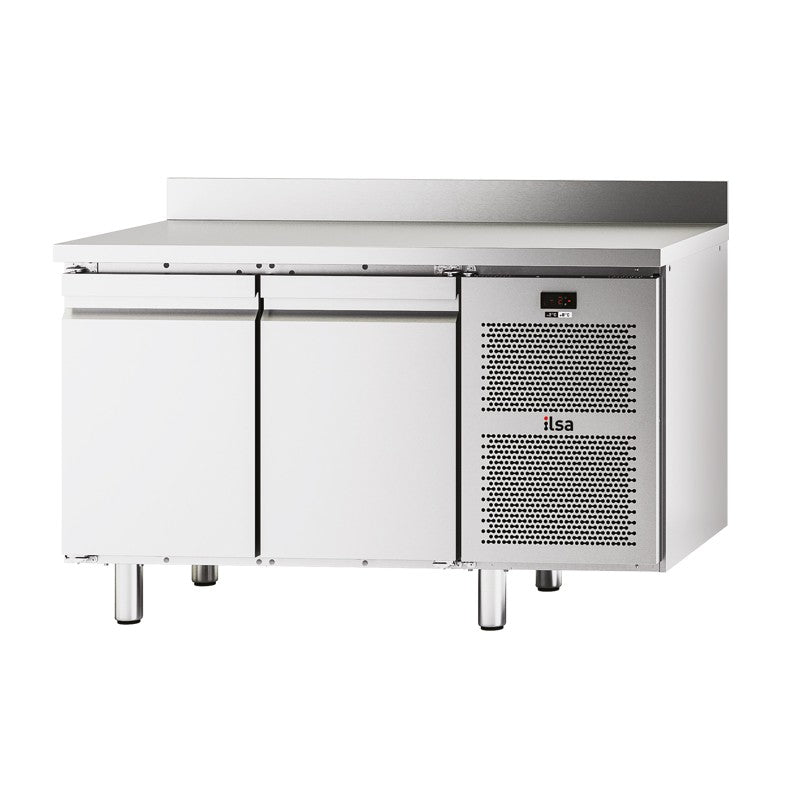 Table réfrigérée négative -20/-10°C avec groupe - 2 portes - Avec dosseret - NEOS - Ilsa