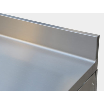 Table réfrigérée négative avec dosseret -18/-22°C - 300 L - 2 portes - Avec groupe logé - Dalmec