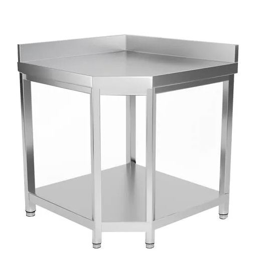 THGESR107A - Table d'angle adossée , 1000x1000x 700x850+100 mm