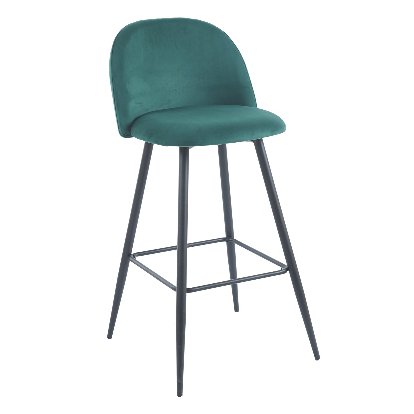 Tabouret YUMI Velours - Vert