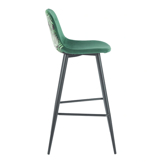 Tabouret SIMP Floral - Vert