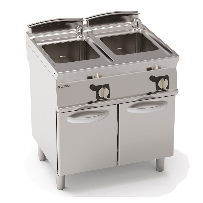 Cuiseur à pâtes gaz - 2 x 24 Litres - Commandes mécaniques - gamme 700 - Tecnoinox
