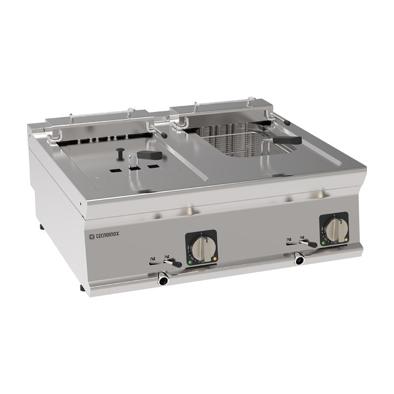 Friteuse électrique - 2 x 8 litres - Gamme 700 - Largeur 800 mm - Tecnoinox