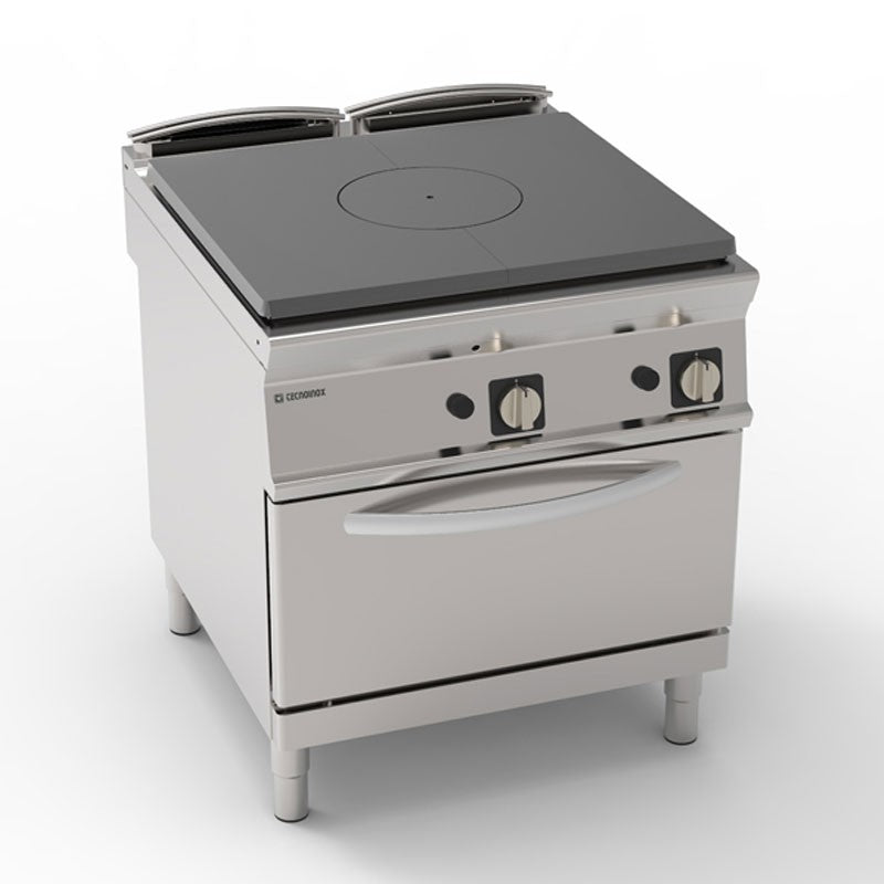 Plaque coup de feu sur four gaz statique GN2/1 - Gamme 900 - Modules 400 - Tecnoinox