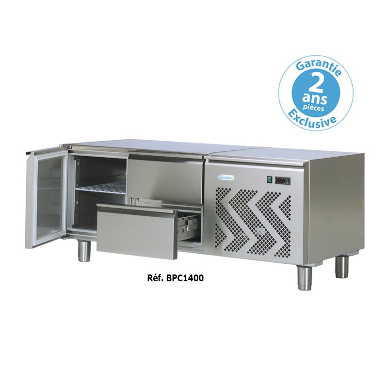 Soubassement réfrigéré 4 tiroirs - 130 litres - Gamme 700 - Tecnoinox