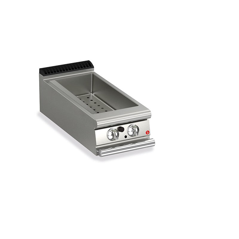 Top bain-marie gaz - Gamme Queen 900 - Puissance totale absorbée 3.6 KW - Baron