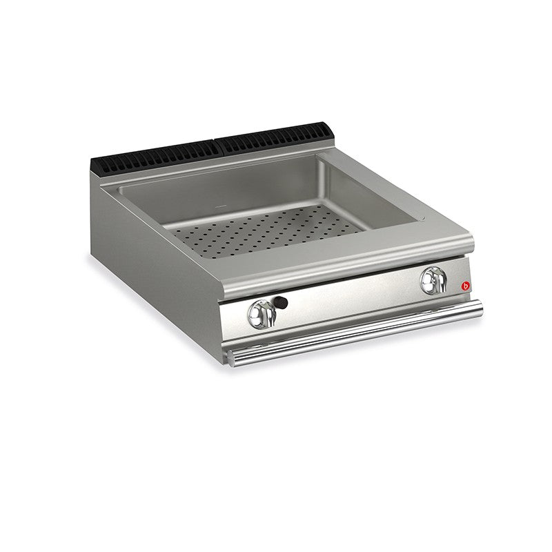 Top bain-marie gaz - Gamme Queen 900 - Puissance totale absorbée 6.8 KW - Baron