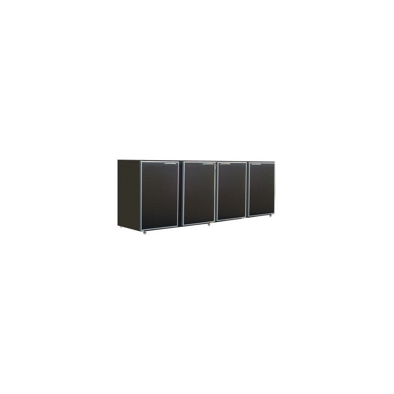 Arrière-bar Skinplate - Série CLASSIC - Sans groupe - 4 larges portes pleines - 722 litres - Unifrigor