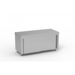 Meuble neutre avec étagère intérieure SNC-100 - L 1000 mm