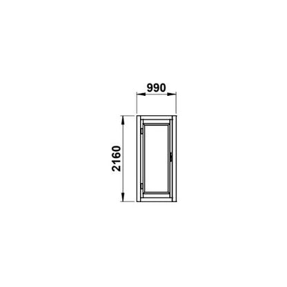 Armoire froide démontable négative 1 porte CORECO AFD-1C-A - 990x990x2160 mm