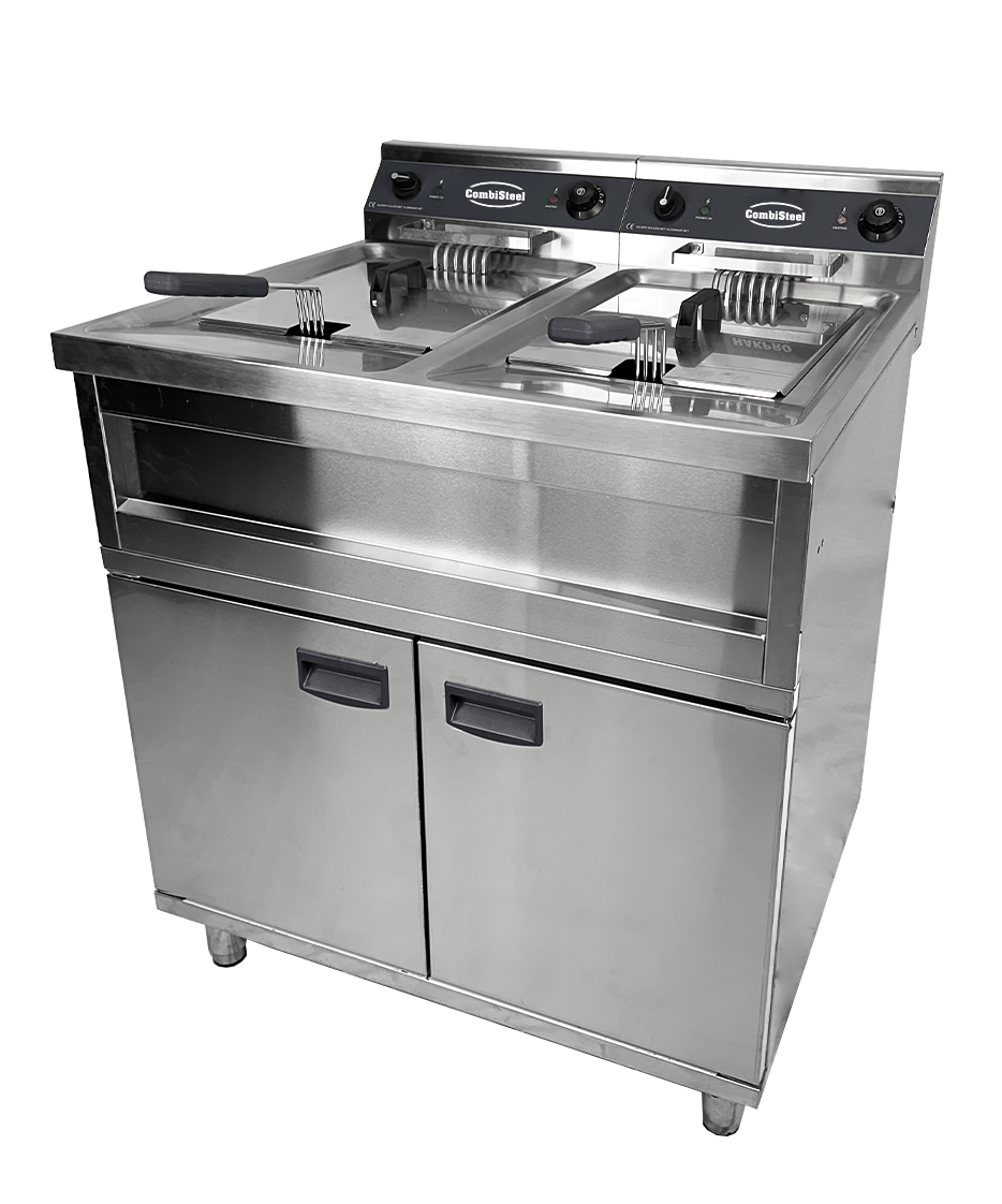 Friteuse Électriques 2X12L 2X6Kw - Combisteel 7455.0960