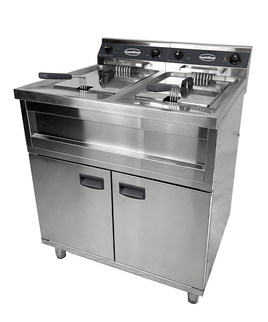 Friteuse Électriques 2X12L 2X6Kw - Combisteel 7455.0960