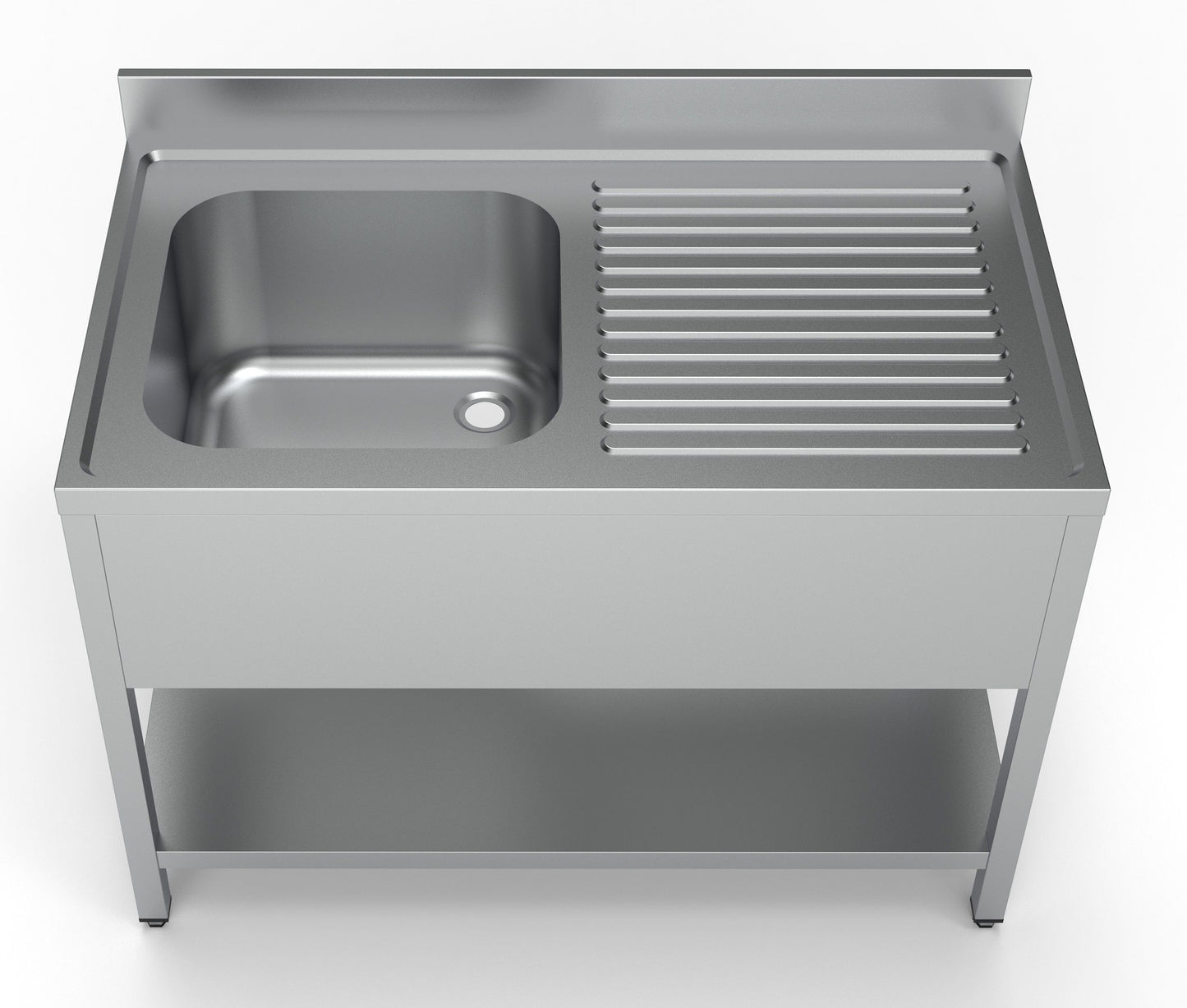 700 Bloc-Évier Étagère 1 À Gauche 1200 - Combisteel 7333.0830