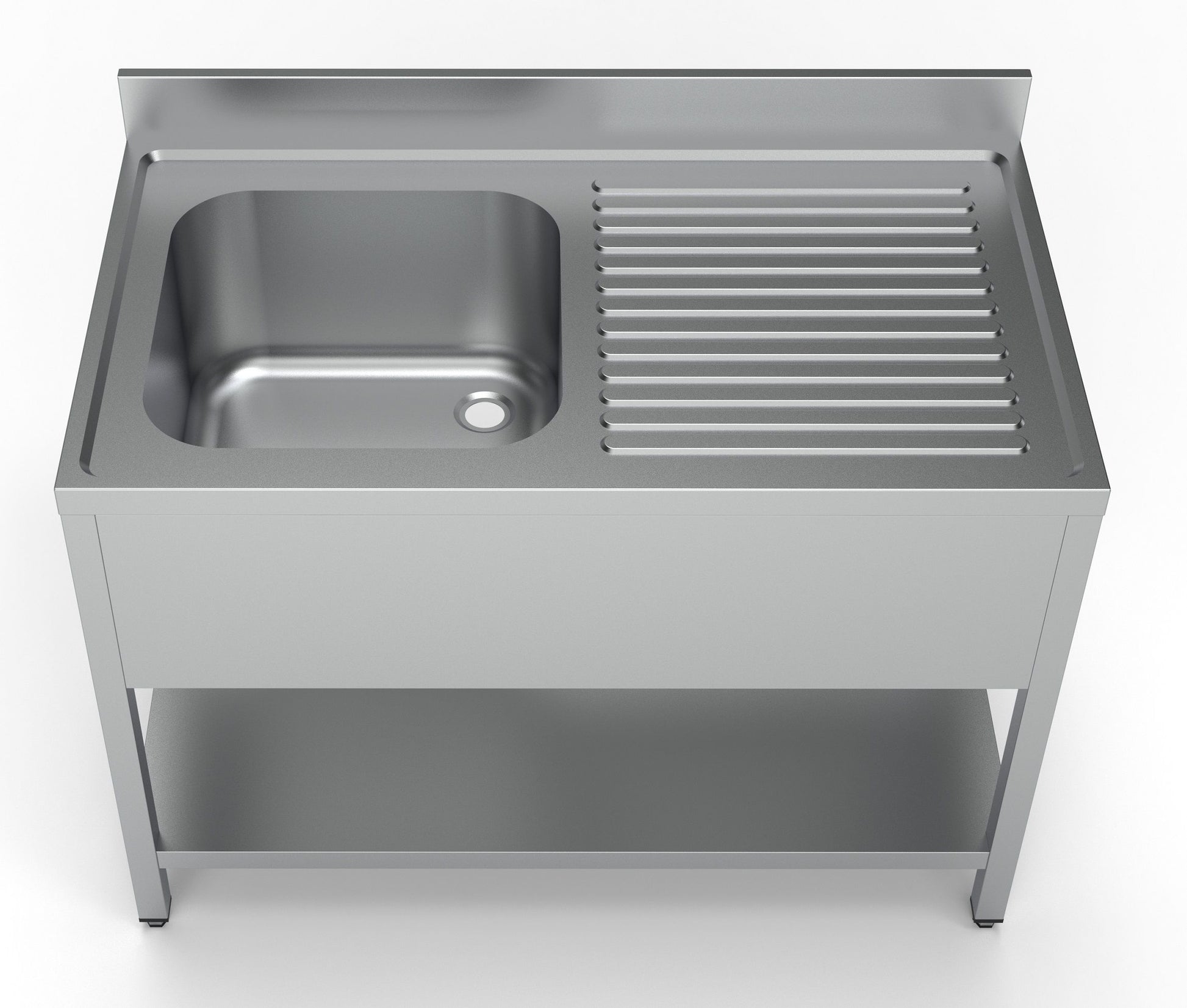 700 Bloc-Évier Étagère 1 À Gauche 1200 - Combisteel 7333.0830