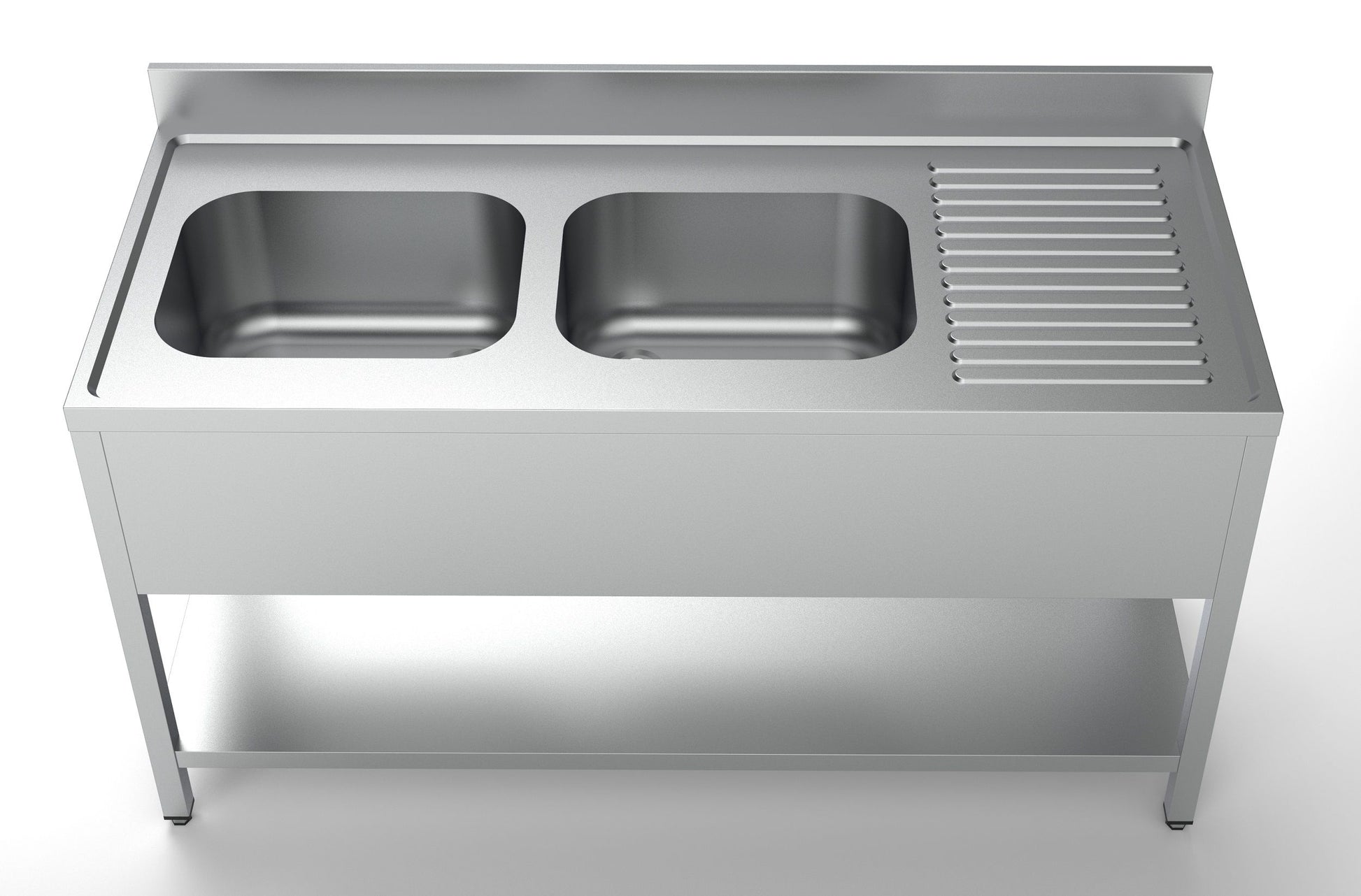 700 Bloc-Évier Étagère 2 À Gauche 1600 - Combisteel 7333.0850