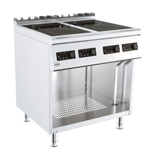 Pro 700 Cuisinière Avec Plaque À Induction Electrique 4 Pl.