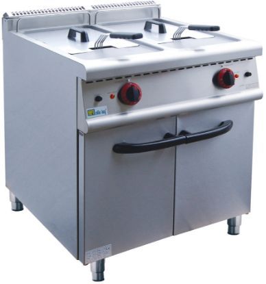 Friteuse sur coffre électrique JZH-TC-2 gamme 700 20+20 L