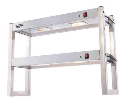 Étagère Chauffante En Halogene 2 Niveaux 900 Démontable - Combisteel 7539.0045