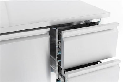 Table Réfrigérée 1 Porte/2 Tiroirs - Combisteel 7950.0108