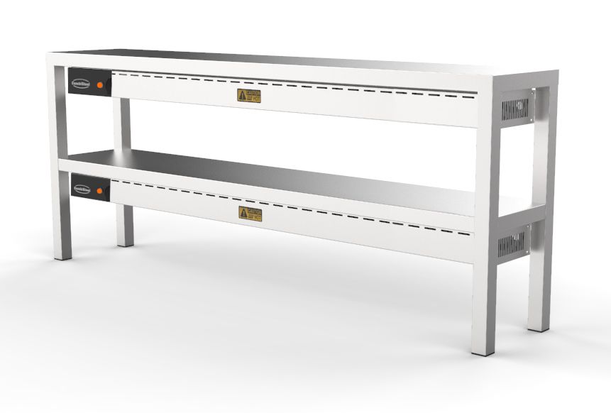 Étagère Chauffante En Céramique 2 Niveaux 1600 8 Resistances Of 250W L1600 (7333.0518) - 7333.0518