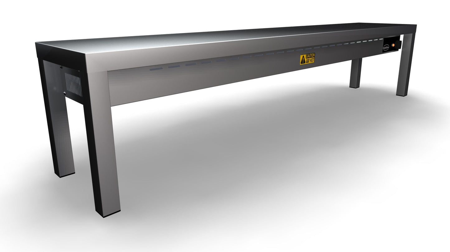 Étagère Chauffante En Céramique 1 Niveaux 1600 4 Resistances Of 250W L1600 - Combisteel 7020.0715