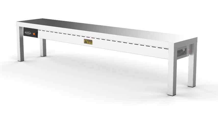 Étagère Chauffante En Céramique 1 Niveaux 1800 5 Resistances Of 250W L1800 (7333.0508) - 7333.0508