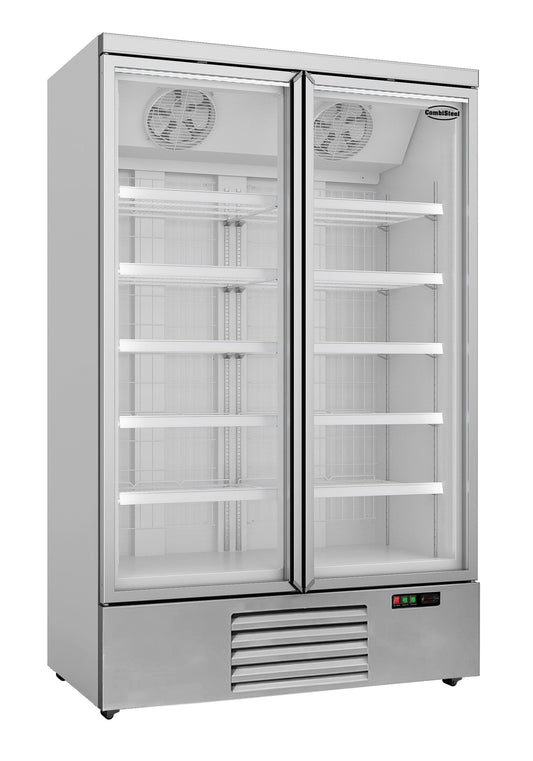 Armoire Negative 2 Portes En Verre Jde-1000F
