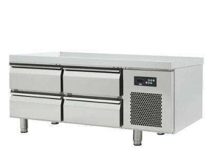 Soubassement réfrigéré 4 tiroirs SBRP4T-1700