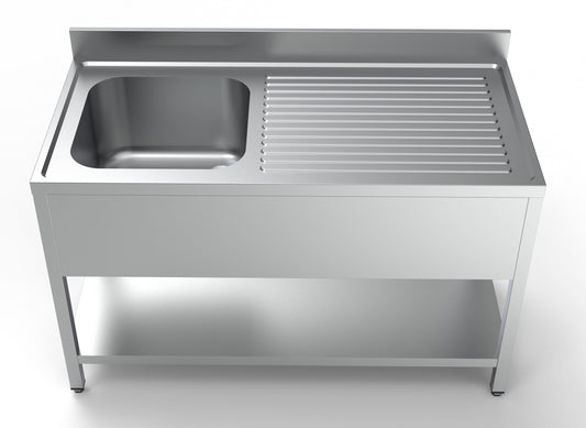 700 Bloc-Évier Étagère 1 À Gauche 1400 - Combisteel 7333.0840