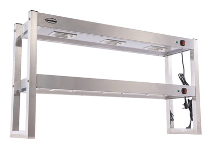 Étagère Chauffante En Halogene 2 Niveaux 1200 Démontable - Combisteel 7539.0050