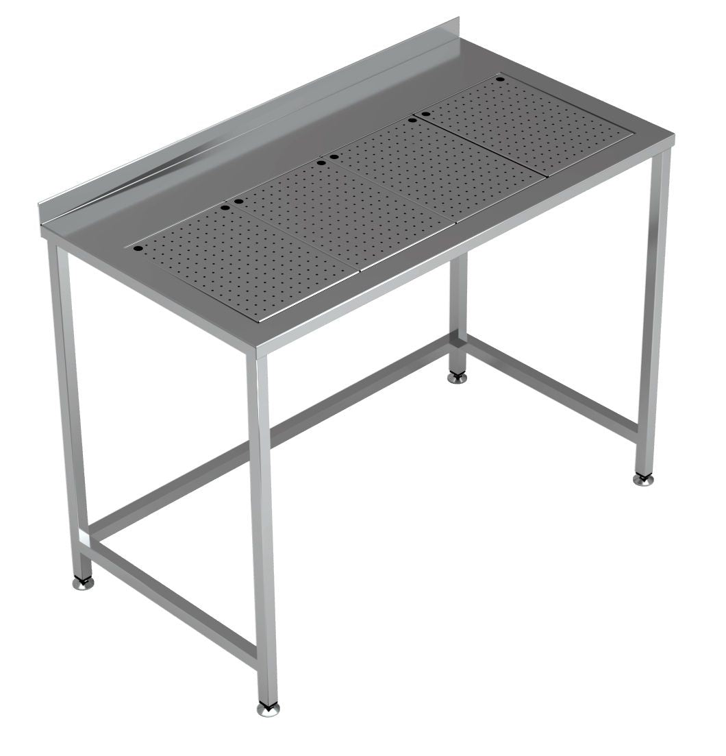 Plan De Travail Avec Bac D'Égouttage Intégré 1200X650 - 7084.0030