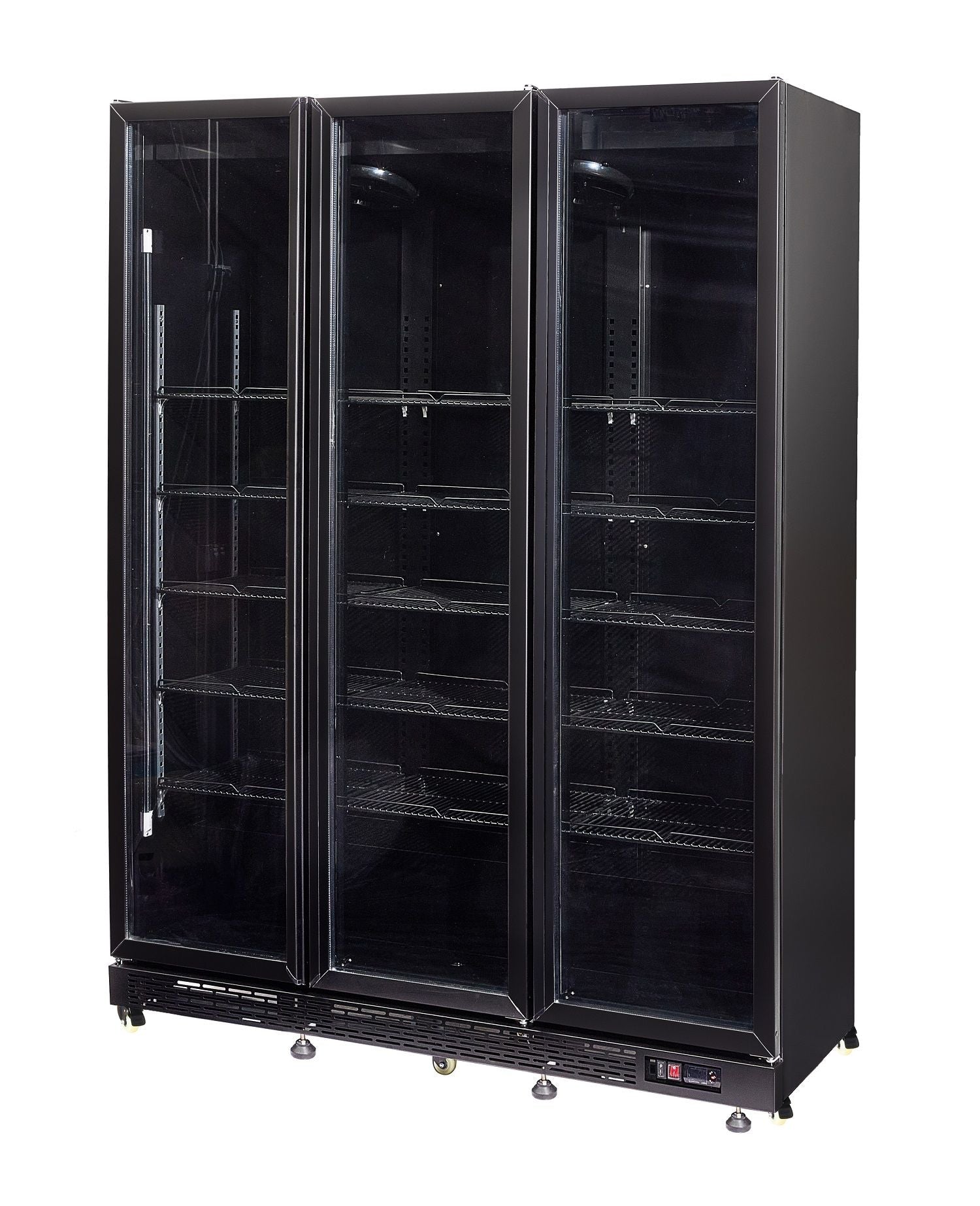 Armoire Positive 3 Portes En Verre Noir Nap-1200 *Transport Sur Demande* - Combisteel 7455.1920