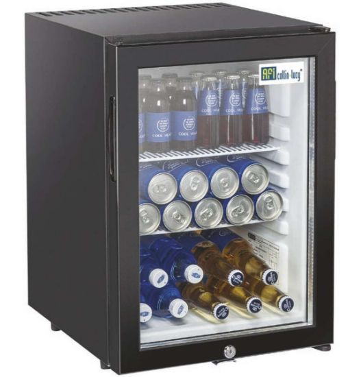 Mini-bar d hotel 24 L porte vitree - AFI Collin-Lucy RCG30A