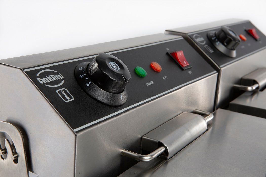 Friteuse Posable Electrique 2X8 L - Combisteel 7455.1005