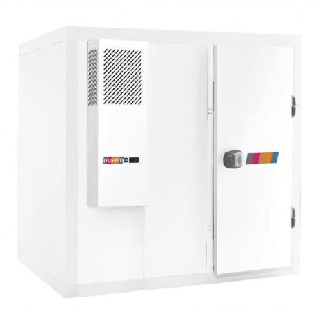 Chambre froide positive complète Nosem CFP2 - groupe frigo et rayonnages inclus