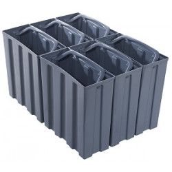 Jeu de 6 seaux de transport de glace ITV 6-TOTE-KIT